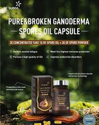 Pure Broken Ganoderma Spores Oil Capsules